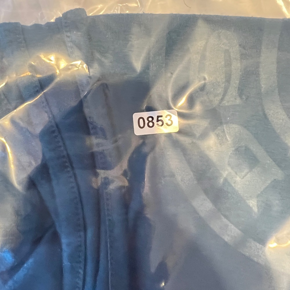 853 | Gymshark Gold's Gym Logo Graphic Cropped Tank Top Teal Blue Womens S - Picture 8 of 8